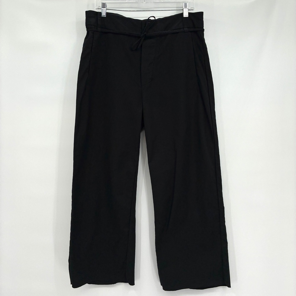 Ch. Chapter LA 2139 3207 Women’s Black Wide Leg Structured Trouser Pants Size 34